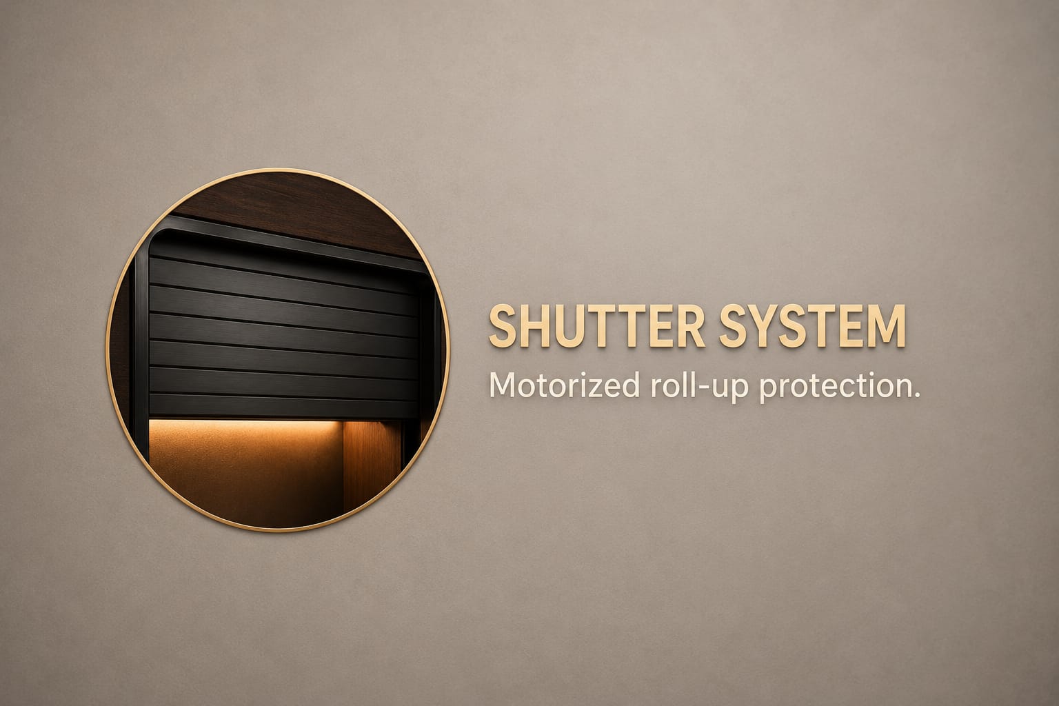 Motorized Shutter