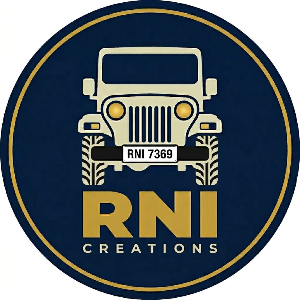 RNI Creations — handcrafted vehicle key box logo
